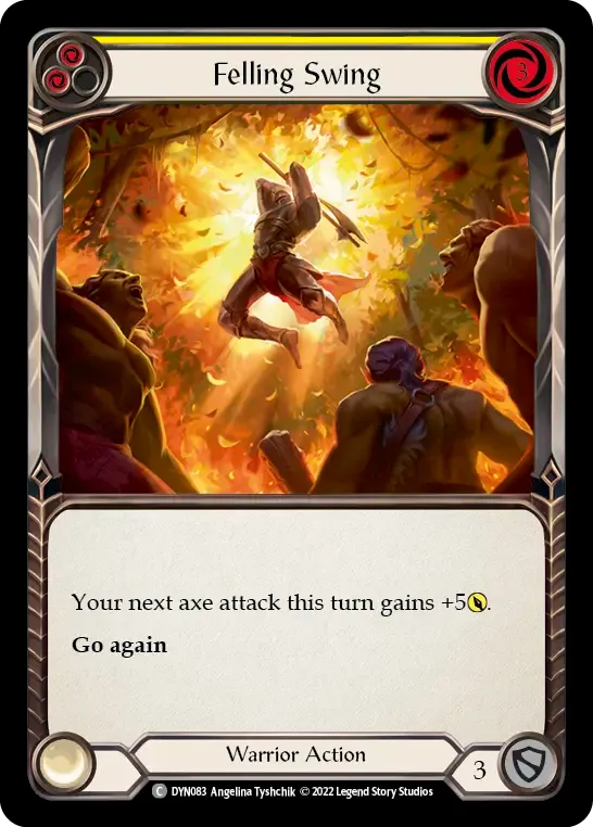 Felling Swing (Yellow) — Dynasty — Flesh and Blood