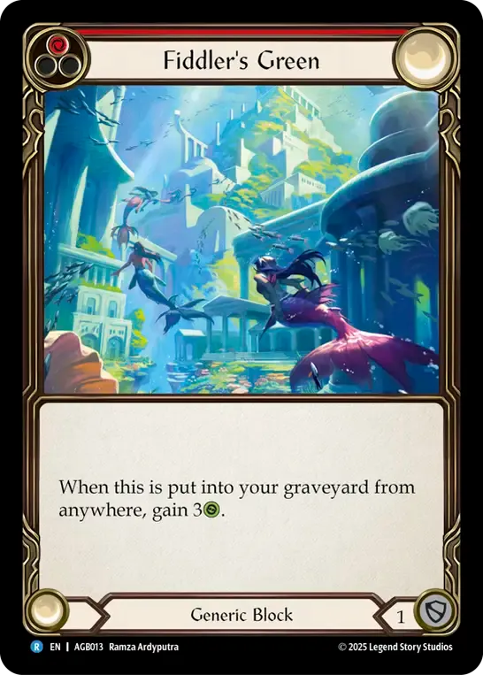 Fiddler's Green (Red) from Armory Deck - Gravy Bones - Flesh and Blood