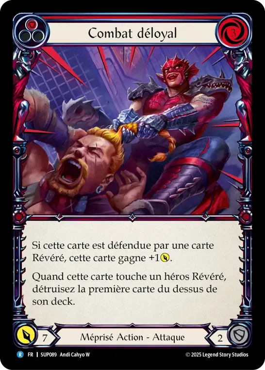 Combat déloyal — Super Slam — Flesh and Blood