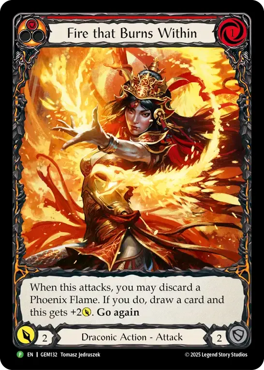 Fire that Burns Within — GEM - Pack 4 — Flesh and Blood
