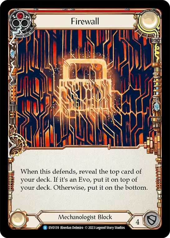 Firewall (Red) — Bright Lights — Flesh and Blood