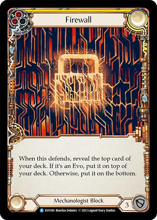 Firewall (Yellow) — Bright Lights — Flesh and Blood