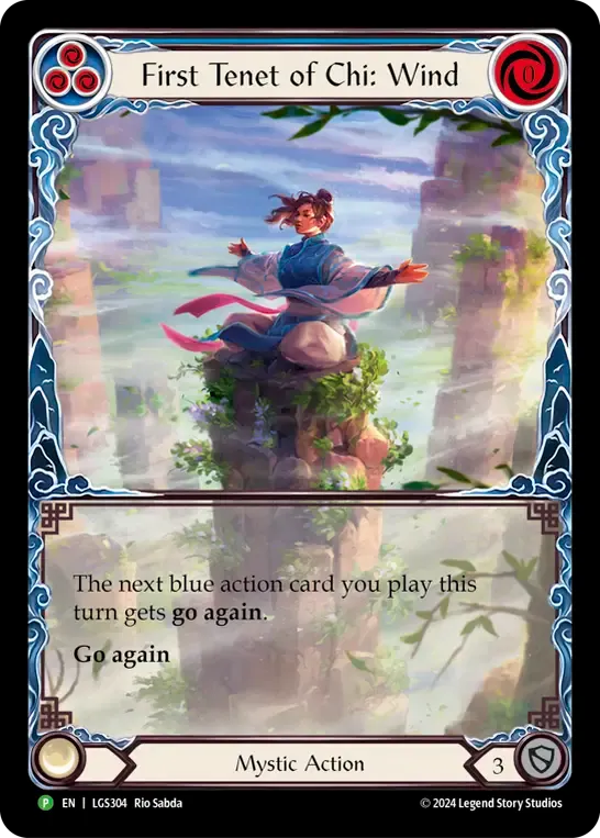 First Tenet of Chi: Wind — Flesh and Blood: Promo Cards — Flesh and Blood
