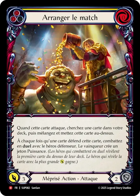 Arranger le match — Super Slam — Flesh and Blood