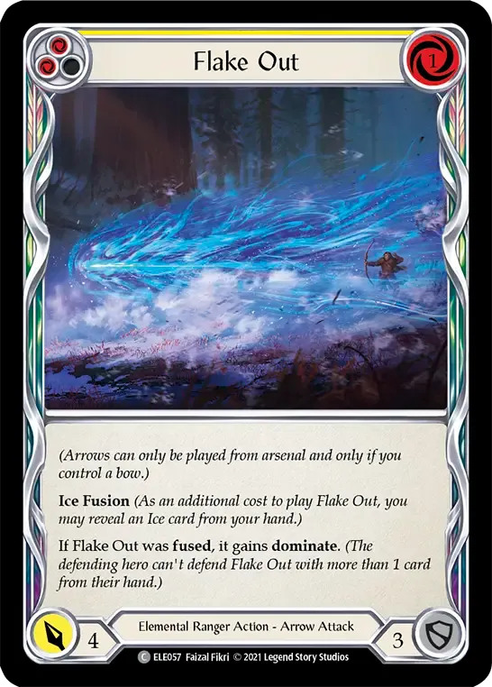 Flake Out (Yellow) — Tales of Aria — Flesh and Blood