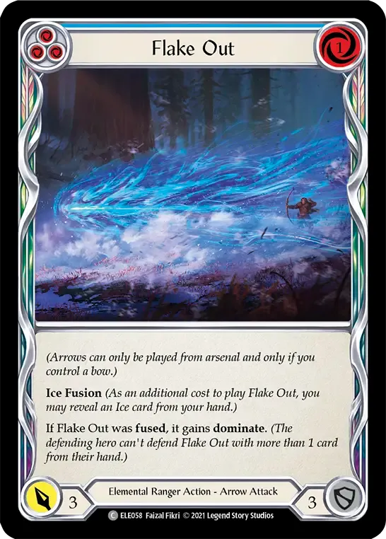 Flake Out (Blue) — Tales of Aria — Flesh and Blood