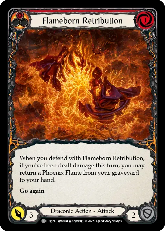 Flameborn Retribution (Red) from Uprising - Flesh and Blood