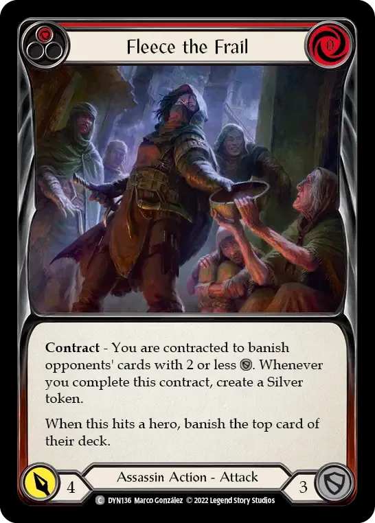 Fleece the Frail (Red) — Dynasty — Flesh and Blood