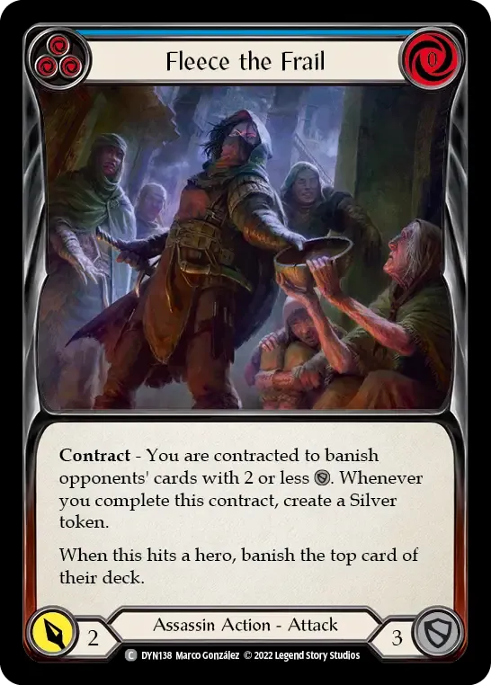 Fleece the Frail (Blue) — Dynasty — Flesh and Blood