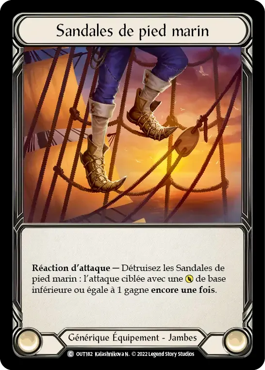 Sandales de pied marin — Outsiders — Flesh and Blood