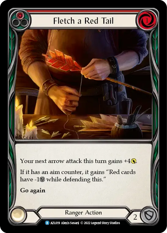 Fletch a Red Tail (Red) — Azalea - Blitz Deck — Flesh and Blood