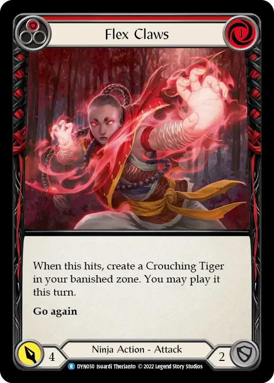 Flex Claws (Red) from Dynasty - Flesh and Blood