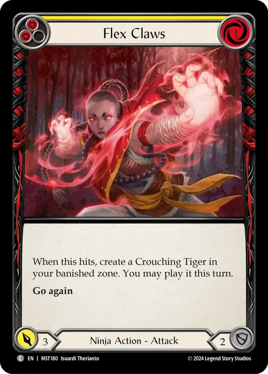 Flex Claws (Yellow) — Part the Mistveil — Flesh and Blood