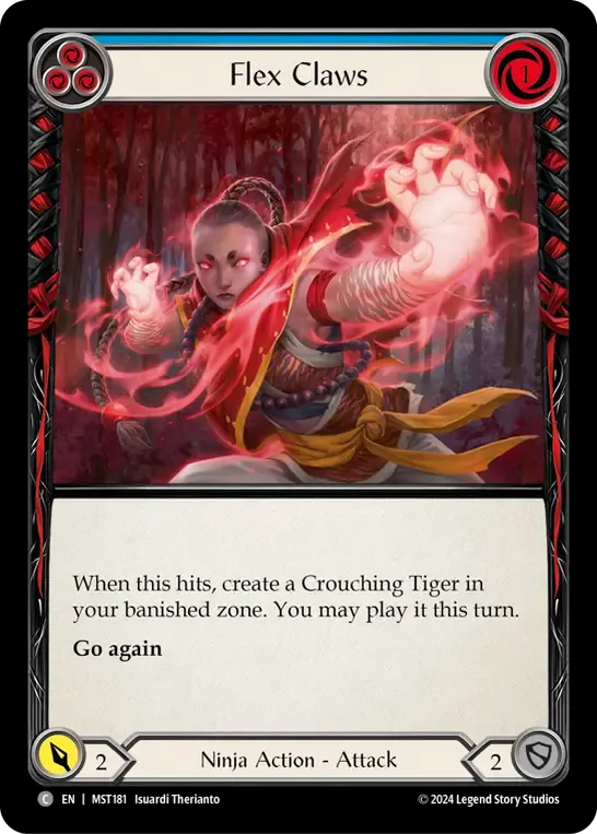 Flex Claws (Blue) — Part the Mistveil — Flesh and Blood