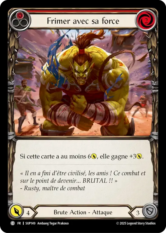 Frimer avec sa force — Super Slam — Flesh and Blood