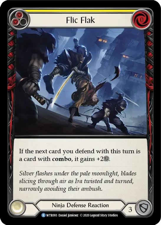 Flic Flak (Yellow) — Welcome to Rathe - Unlimited — Flesh and Blood