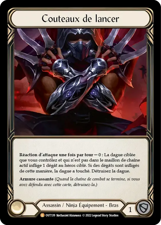 Couteaux de lancer — Outsiders — Flesh and Blood