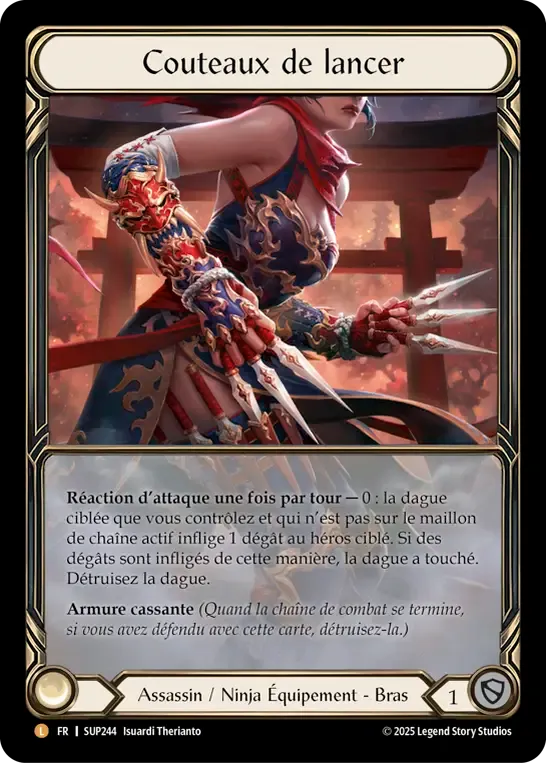 Couteaux de lancer — Super Slam — Flesh and Blood