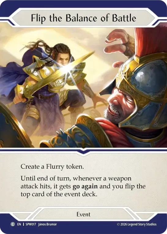 Flip the Balance of Battle — Smash Palace - Chorus of Steel — Flesh and Blood