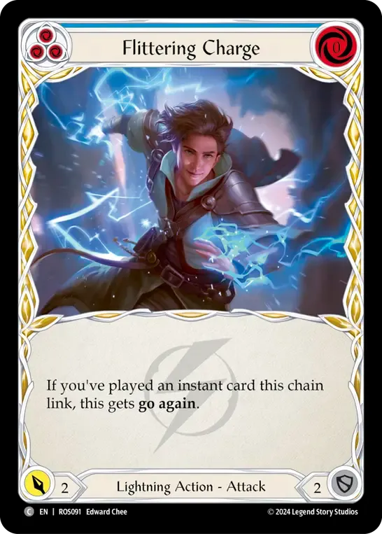 Flittering Charge (Blue) — Rosetta — Flesh and Blood