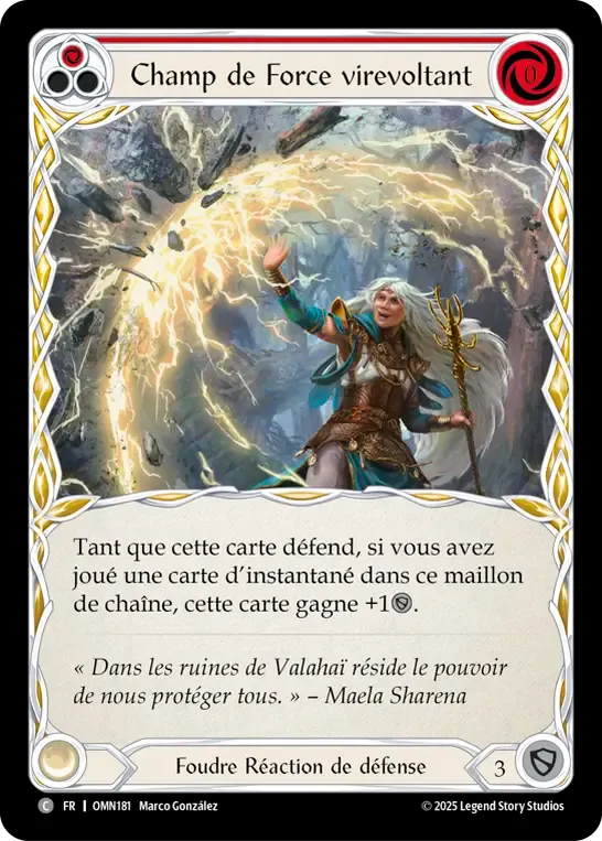 Champ de Force virevoltant — Omens of the Third Age — Flesh and Blood