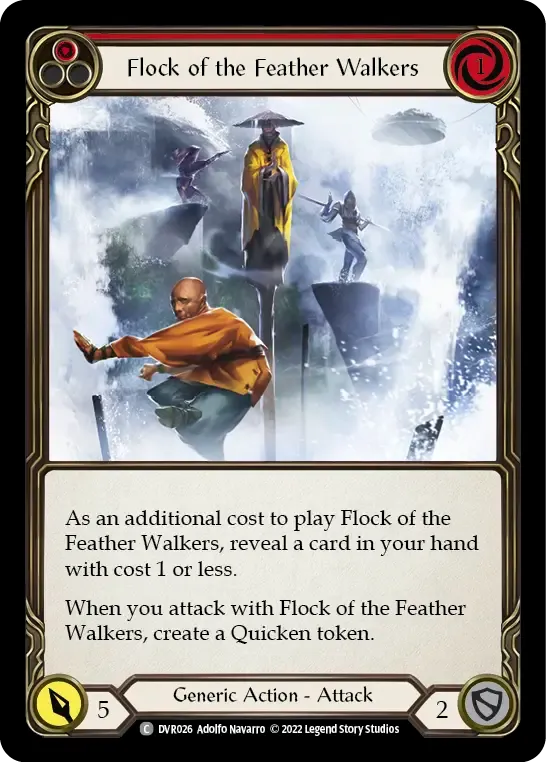 Flock of the Feather Walkers (Red) — Classic Battles: Rhinar vs Dorinthea — Flesh and Blood