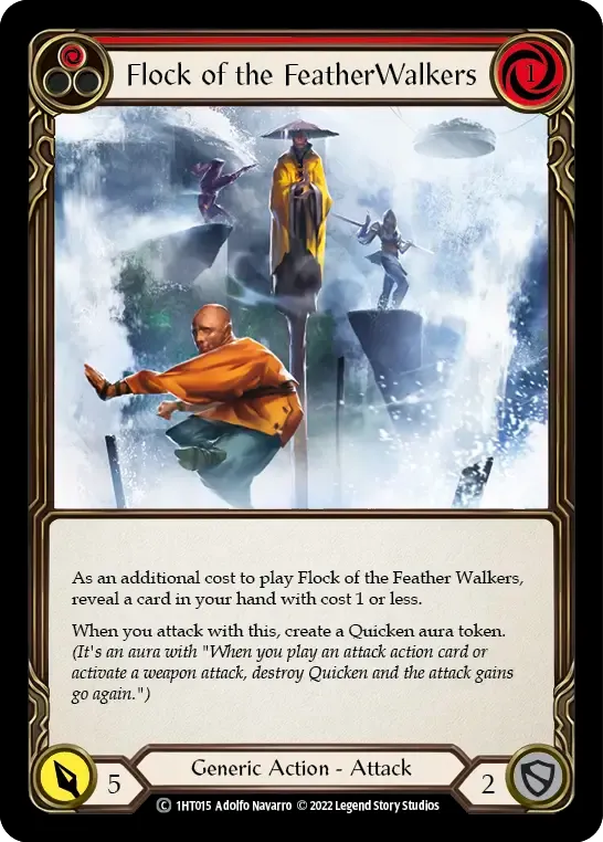 Flock of the Feather Walkers (Red) — Dorinthea - Blitz Deck — Flesh and Blood