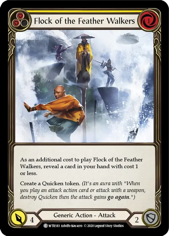 Flock of the Feather Walkers (Yellow) — Welcome to Rathe - Unlimited — Flesh and Blood