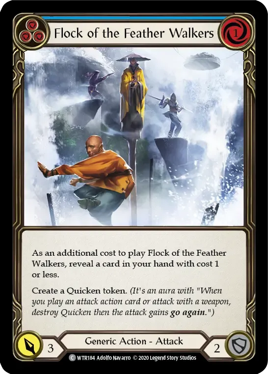 Flock of the Feather Walkers (Blue) — Welcome to Rathe - Unlimited — Flesh and Blood
