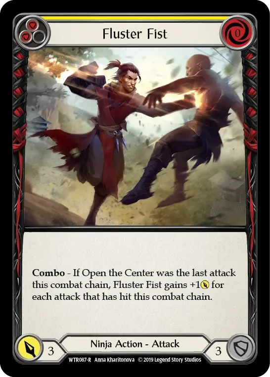 Fluster Fist (Yellow) — Welcome to Rathe — Flesh and Blood