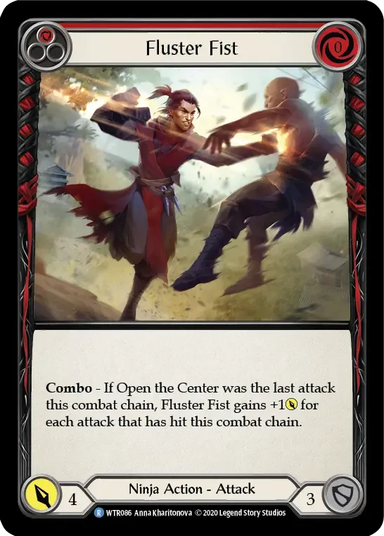 Fluster Fist (Red) — Welcome to Rathe - Unlimited — Flesh and Blood