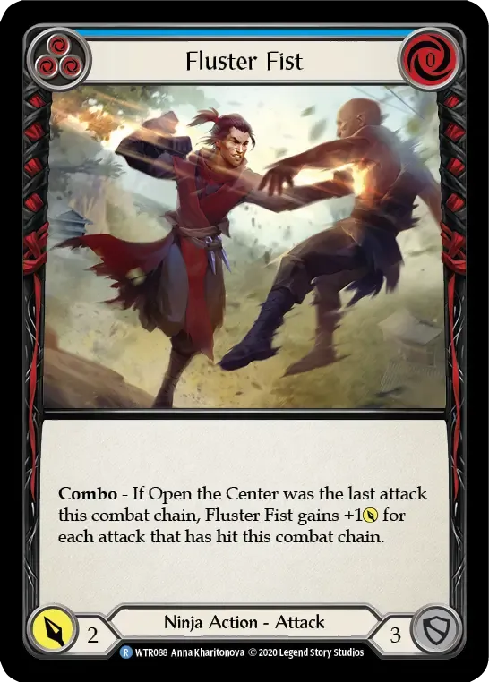 Fluster Fist (Blue) — Welcome to Rathe - Unlimited — Flesh and Blood