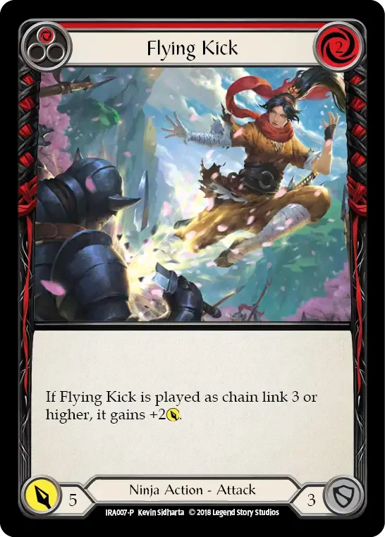 Flying Kick from Ira Welcome Deck (2018) - Flesh and Blood