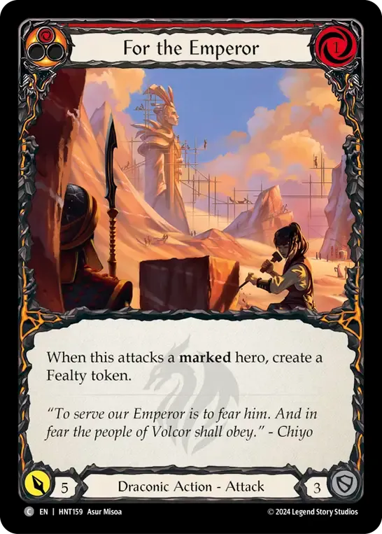Pour l’empereur — The Hunted — Flesh and Blood
