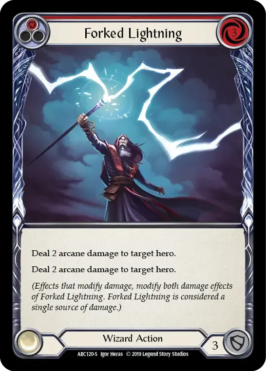 Forked Lightning — Arcane Rising — Flesh and Blood