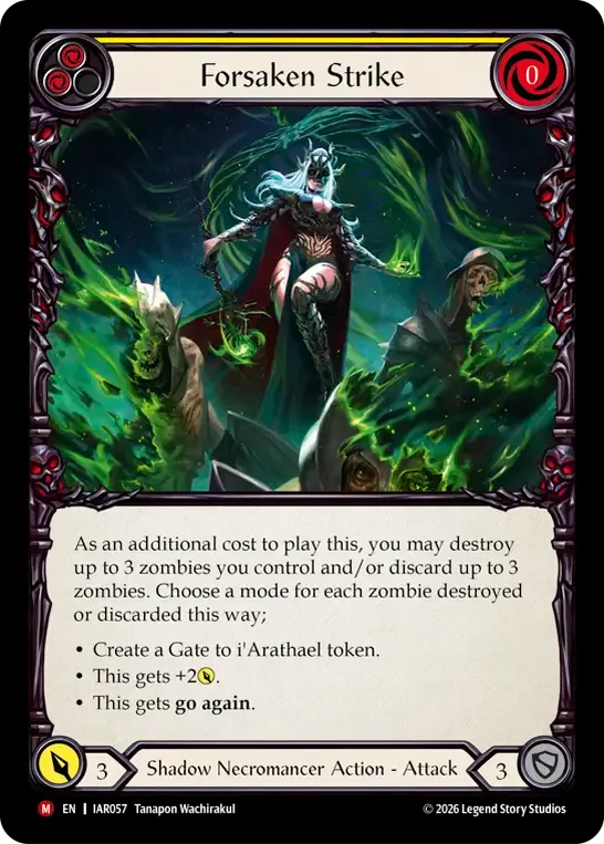 Forsaken Strike — Usurp the Shadow Throne — Flesh and Blood