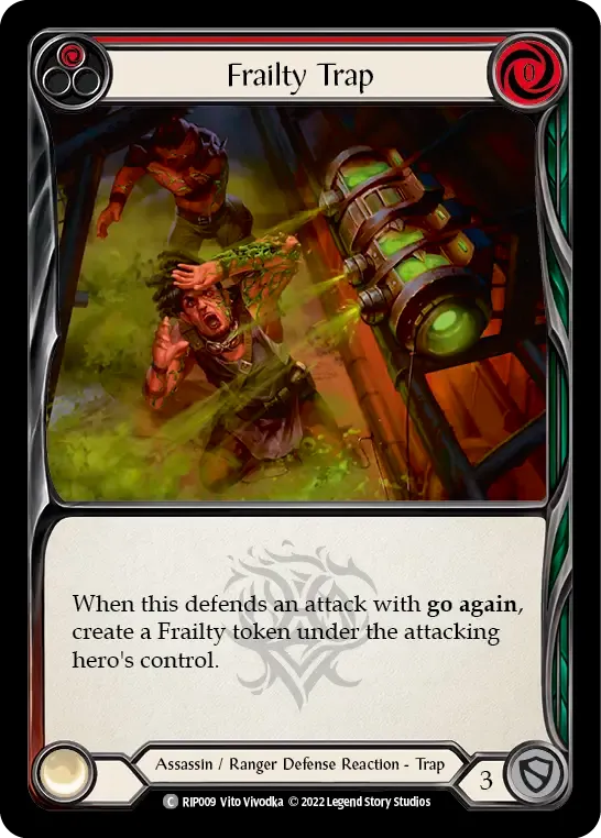 Frailty Trap (Red) — Riptide - Blitz Deck — Flesh and Blood