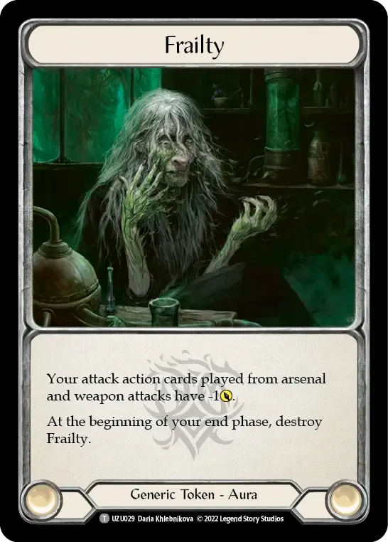 Frailty — Uzuri - Blitz Deck — Flesh and Blood
