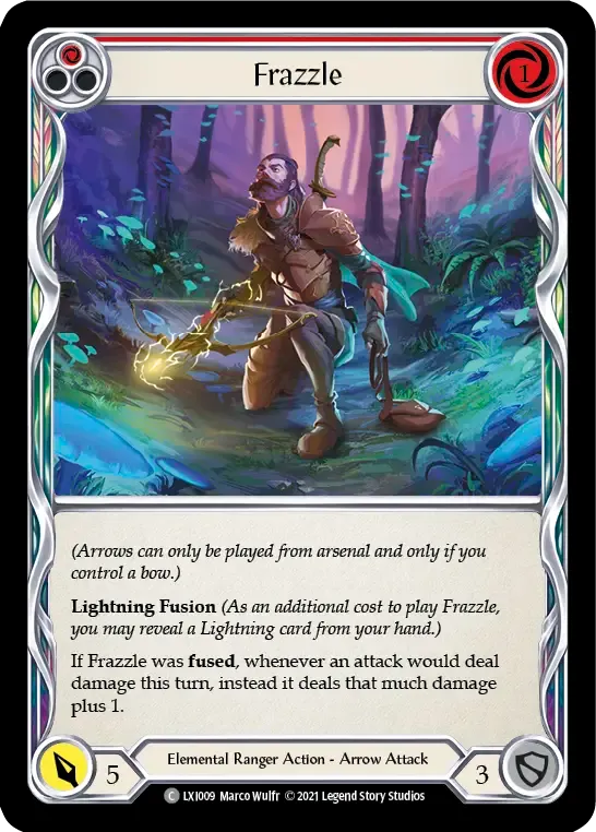 Frazzle (Red) from Lexi - Blitz Deck - Flesh and Blood