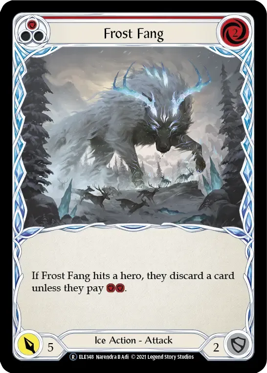 Frost Fang (Red) from Tales of Aria - Unlimited - Flesh and Blood