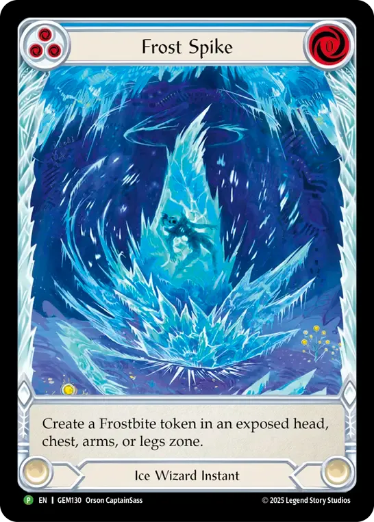 Frost Spike — GEM - Pack 4 — Flesh and Blood