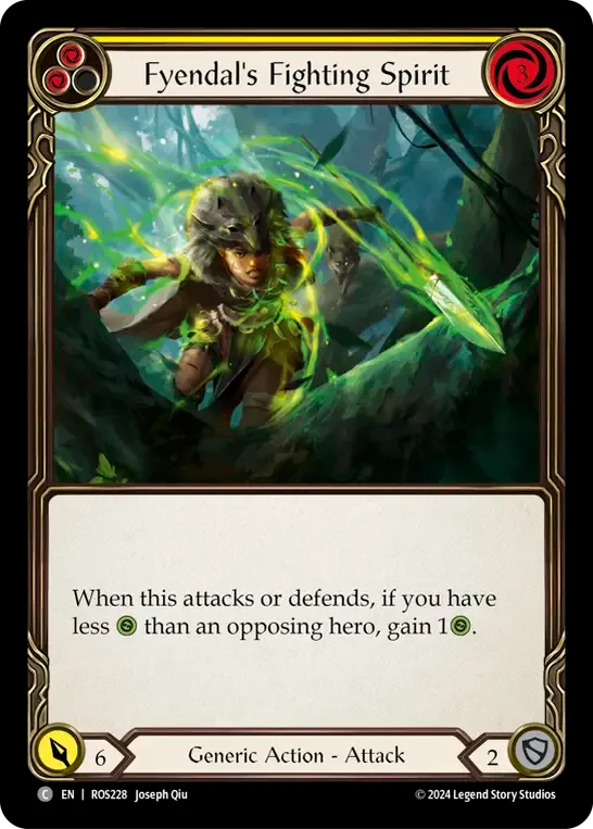 Fyendal's Fighting Spirit (Yellow) — Rosetta — Flesh and Blood