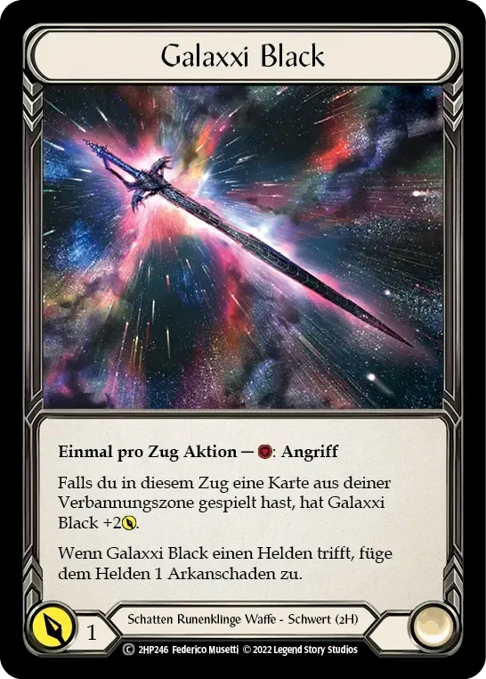 Galaxxi Black from History Pack 2 - Black Label - Flesh and Blood