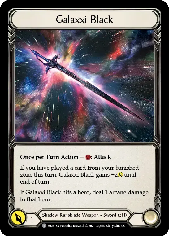 Galaxxi Black — Monarch — Flesh and Blood