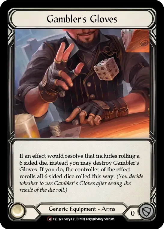 Gambler's Gloves — Crucible of War - Unlimited — Flesh and Blood