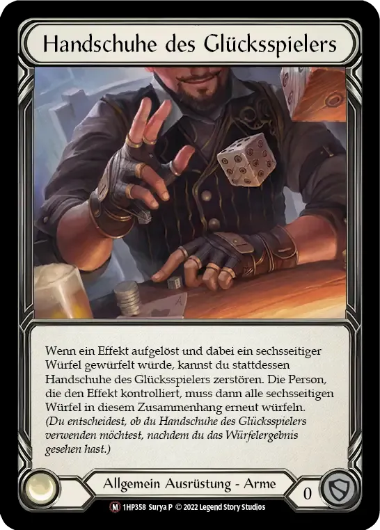 Gambler's Gloves — History Pack 1 - Black Label — Flesh and Blood