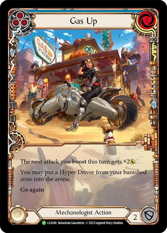 Gas Up from Flesh and Blood: Promo Cards - Flesh and Blood