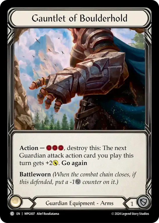 Gauntlet of Boulderhold — Mastery Pack Guardian — Flesh and Blood
