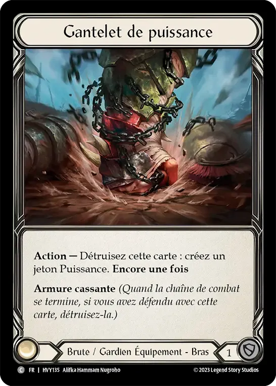 Gantelet de puissance — Heavy Hitters — Flesh and Blood