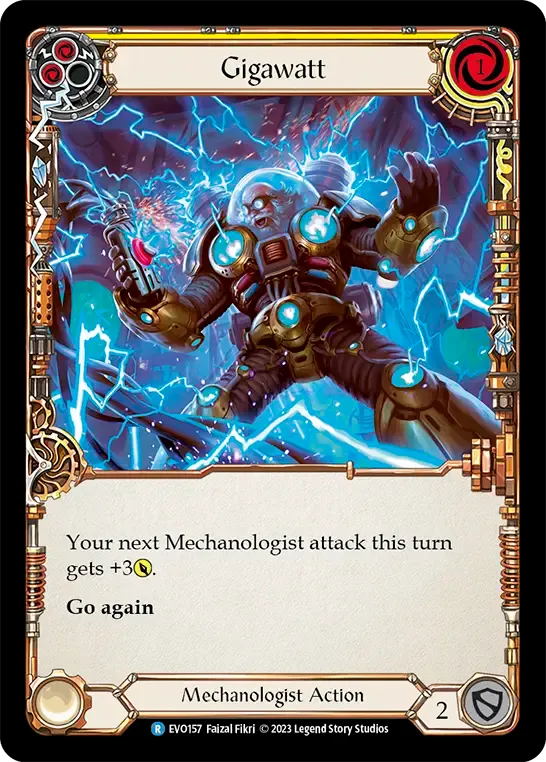 Gigawatt (Yellow) — Bright Lights — Flesh and Blood